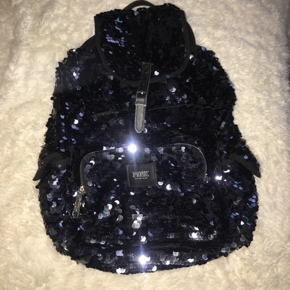 Sequined backpack - Picture 3 of 5